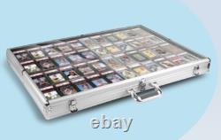 Trading Card Display Case Aluminum 34 x 22 Pokemon TCG Sport PSA Show Box Frame