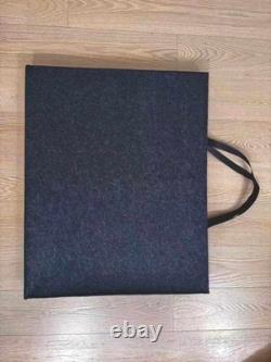 Trading Card Display Case Black Aluminum Ultra-Thin Sport PSA Slabs Box With Bag