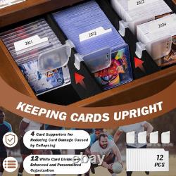Trading Card Storage Box, Graded Card Display Case with Clear Window Trading Card Storage Box, Graded Card Display Case with Clear Window