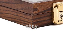 Two Timbers Extra Large Display Case Walnut Finish 2x18x24 Knife Arrowhead