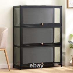 US STOCK 3-Tier Acrylic Figure Model Toy Display Storage Rack Collection Cabinet