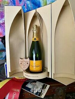 Ultra Rare Vintage LOUIS VUITTON Dom Perignon Presentation Box Display Case LV