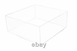 Versatile Acrylic Clear Display Case Rectangle Box 15 x 15 x 6 (A030-A)