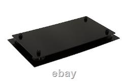 Versatile Acrylic Display Case Box with Black Risers & Mirror 15x8x9(A013)