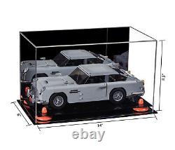Versatile Acrylic Display Case-Box with Mirror & Orange Risers 14x8x8.5 (A011)