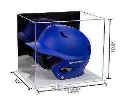 Versatile Acrylic Display Case Box withMirror & White Base 12.25x10x10.5 (A012)