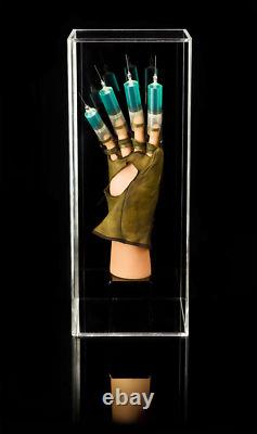 Versatile Acrylic Display Case with Black Back and Wall Mount 8x8x20 (A085)
