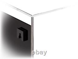 Versatile Acrylic Display Case with Black Back and Wall Mount 8x8x20 (A085)