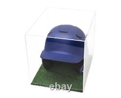 Versatile Clear Acrylic Display Case Box with Turf Bottom 12.25x10x10.5(A012)