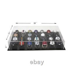 Versatile Clear Acrylic Display Case Large Rectangle Box 18 x 12 x 3 (A029-B)