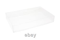 Versatile Clear Acrylic Display Case Large Rectangle Box 18 x 12 x 3 (A029-B)