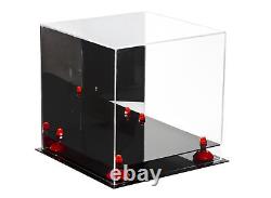 Versatile Deluxe Acrylic Display Case Box, RedRisers&Mirror11x11x 1 (A001-RR)