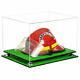Versatile Display Case-Box with Clear Case, Gold Risers & Turf Base 18x14x12(A014)