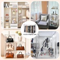 Versatile Stackable Acrylic Display Cases 5-Pack for Handbags & Collectibles Versatile Stackable Acrylic Display Cases 5-Pack for Handbags & Collectibles