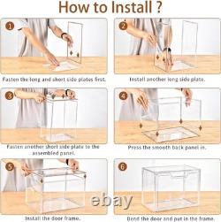 Versatile Stackable Acrylic Display Cases 5-Pack for Handbags & Collectibles Versatile Stackable Acrylic Display Cases 5-Pack for Handbags & Collectibles