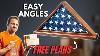 Veteran Tribute How To Build A Memorial Flag Display Case Bevel Cuts On Table Saw