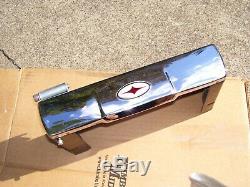 Vintage 1960's Chrome auto-serv dash Tissue box tray service gm street rat rod