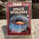 Vintage 1980 Atari 2600 Space Invaders Case Fresh In Acrylic Display Case