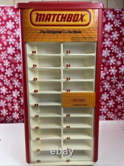 Vintage 1984 MATCHBOX SHOWCASE Stand-Up Retail Store Rotating Display with Box