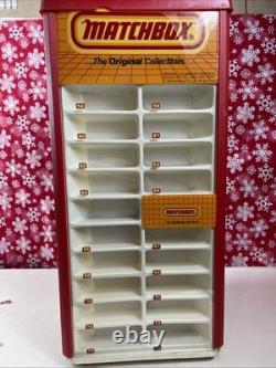Vintage 1984 MATCHBOX SHOWCASE Stand-Up Retail Store Rotating Display with Box