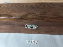 Vintage 1988 Case XX Empty Wood Display Box for Rainbow Knife Set NO KNIVES