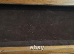 Vintage 1988 Case XX Empty Wood Display Box for Rainbow Knife Set NO KNIVES