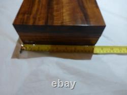 Vintage Antique Wooden Pistol Handmade Display Case. 16x8x4, Green Velvet
