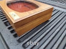 Vintage CASE XX Wood Glass Display Box STAG 1980 75th Anniversary Canoe Set