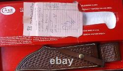 Vintage Case Bowie Knife XX 1836. MINT IN BOX NOS With Display Plaque, Box
