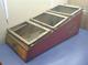 Vintage Eisenlohr's Cinco Cigars Metal Retail Display Case Box Great Patina