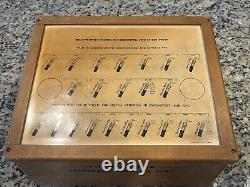 Vintage Esterbrook General Store Fountain Pen Nib Wooden Countertop Display Case