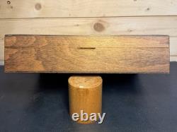 Vintage Hand Made 11.25x8.75 Wood Firearm Display Presentation Box NICE