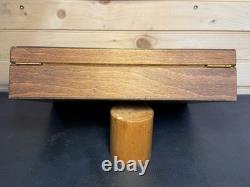 Vintage Hand Made 11.25x8.75 Wood Firearm Display Presentation Box NICE