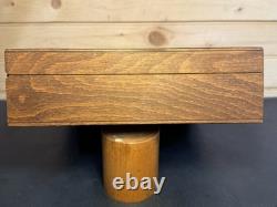 Vintage Hand Made 11.25x8.75 Wood Firearm Display Presentation Box NICE