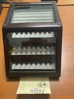 Vintage Levenger 28 Pen SHOPKEEPERS Wood Display box Near Mint