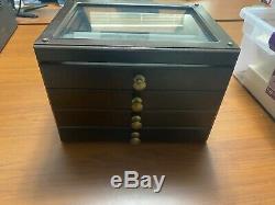 Vintage Levenger 28 Pen SHOPKEEPERS Wood Display box Near Mint