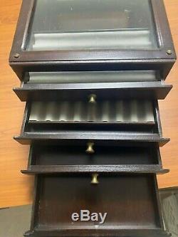 Vintage Levenger 28 Pen SHOPKEEPERS Wood Display box Near Mint