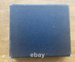 Vintage Multi Ring Jewelers Black Display Box Case Blue Velvet 30 Slots Storage