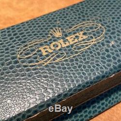 Vintage Rolex Snake Skin Design Coffin Watch Display Box Case Bubbleback Chrono