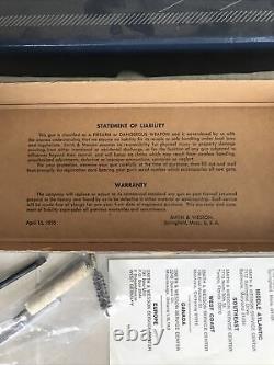 Vintage Smith & Wesson Genuine Factory Box with Paperwork. 357 Magnum Model 19