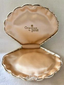 Vintage TRIFARI ORIENTIQUE Jewelry Box Clam Shell Hard Case RARE