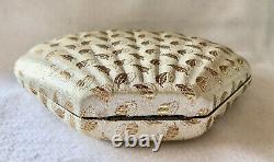 Vintage TRIFARI ORIENTIQUE Jewelry Box Clam Shell Hard Case RARE