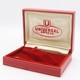 Vintage Universal Geneve Watch Case Red Jewelry Display Box #562