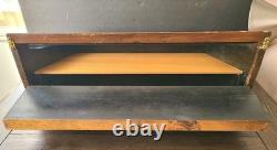 Vintage Wood Display Case Box Knives Holder