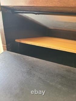 Vintage Wood Display Case Box Knives Holder