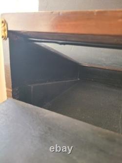 Vintage Wood Display Case Box Knives Holder