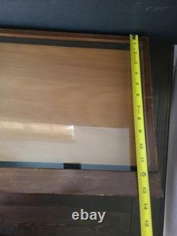 Vintage Wood Display Case Box Knives Holder