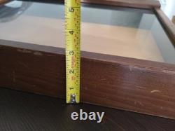 Vintage Wood Display Case Box Knives Holder