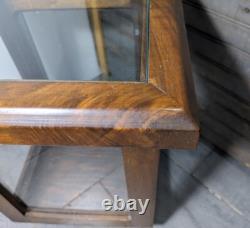 Vintage Wood & Glass Store Counter Display Case/Box Showcase Cabinet Vitrine