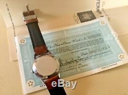 Vintage mens 60s eterna-matic cyclops eye date watch in display case & outer box